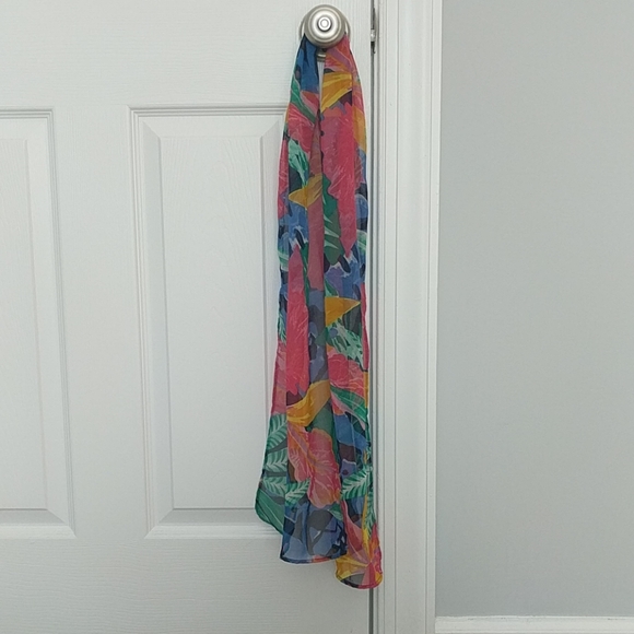 Tropical sarong with matching belt - Picture 6 of 7